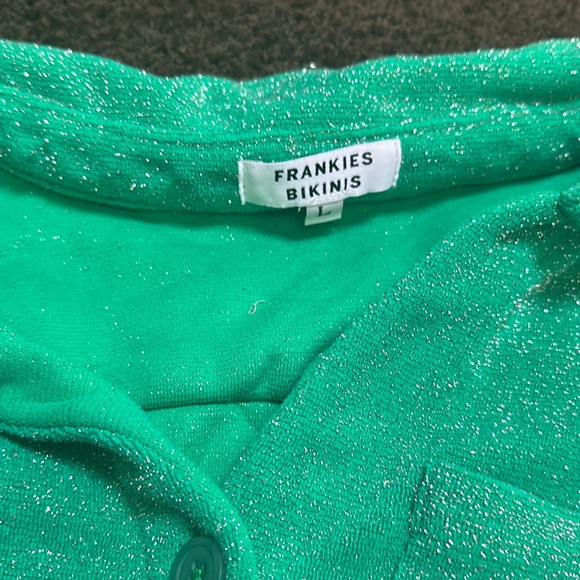 Frankie’s bikini set! Cover up both size L. Bikini top L and bottoms size M - Picture 6 of 12